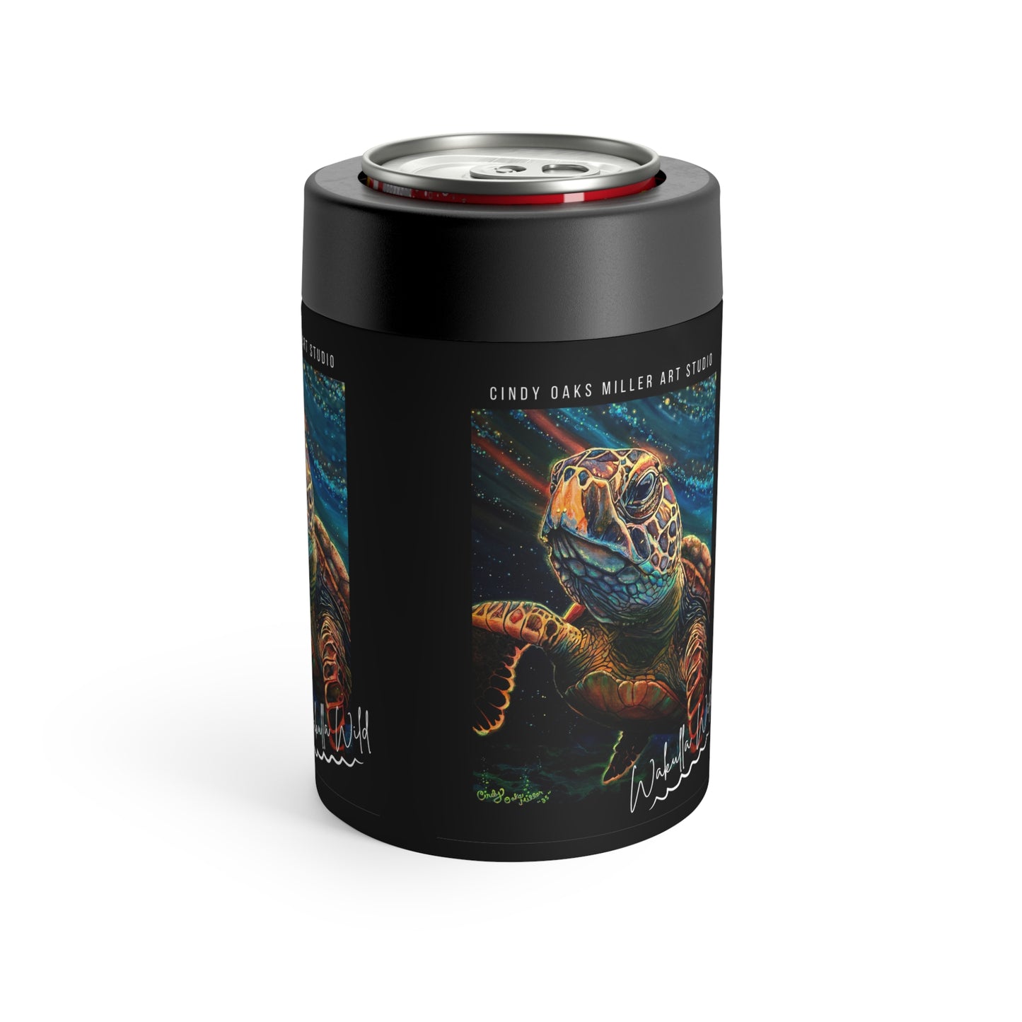 Wakulla Wild Sea Turtle Can Holder